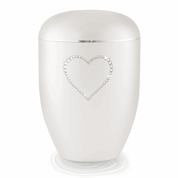 Urne Crystal perlemorshvit